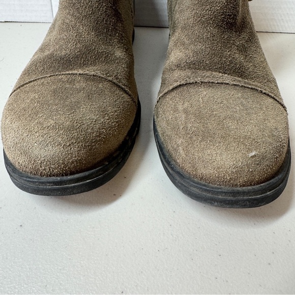 SOREL Leather Major Low Ankle Fossil Brown Boots Size 8 - Picture 4 of 14